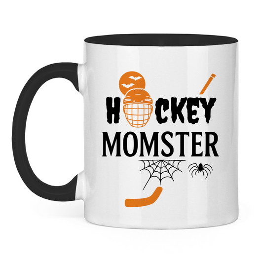 Tasse zweifarbig HALLOWEEN HOCKEY MOMSTER