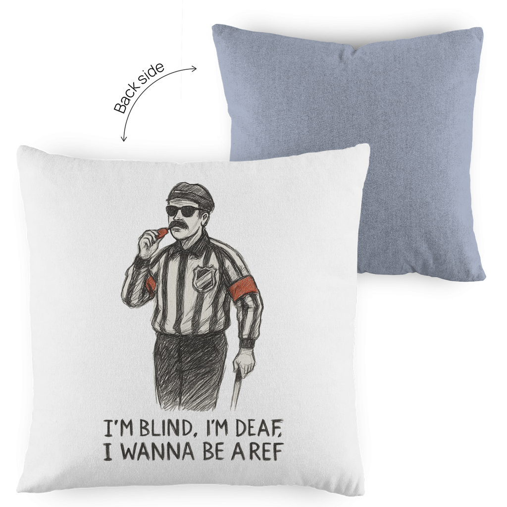Kopfkissen zweifarbig WANNA BE A REF