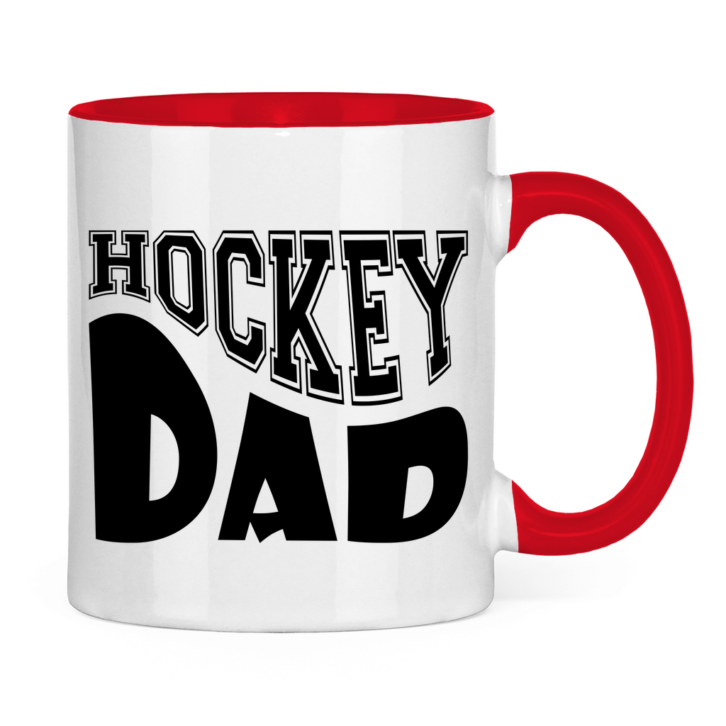Tasse zweifarbig HOCKEYDAD WAVE