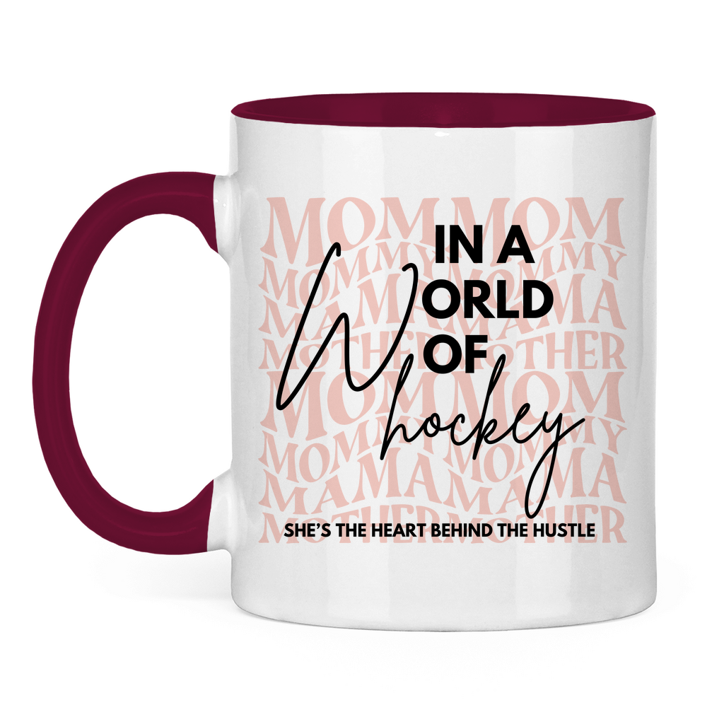 Tasse zweifarbig WORLD OF HOCKEY - MOM