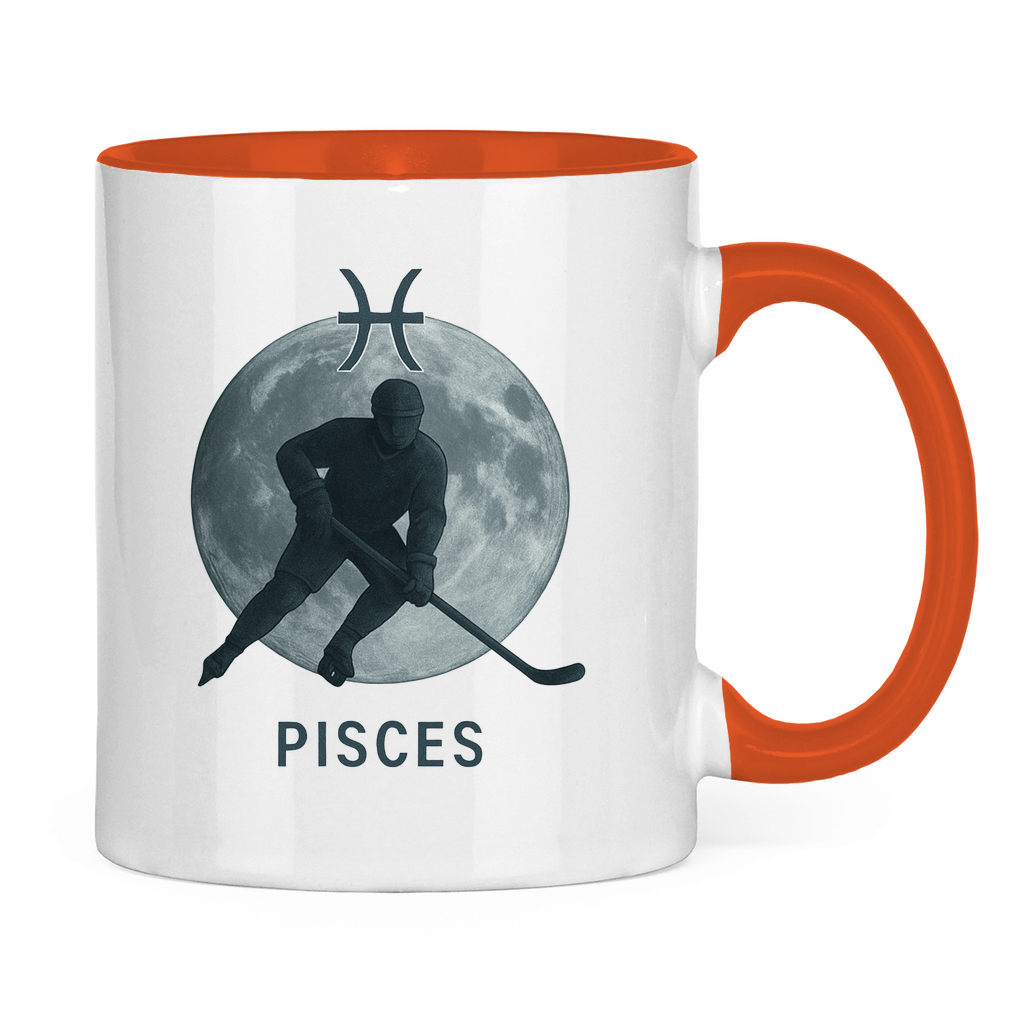 Tasse zweifarbig STERNZEICHEN PISCES / FISCH