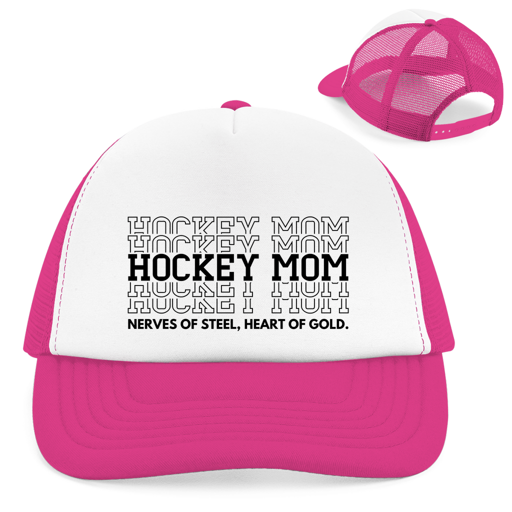 Retro Cap HOCKEYMOM NERVES & HEART