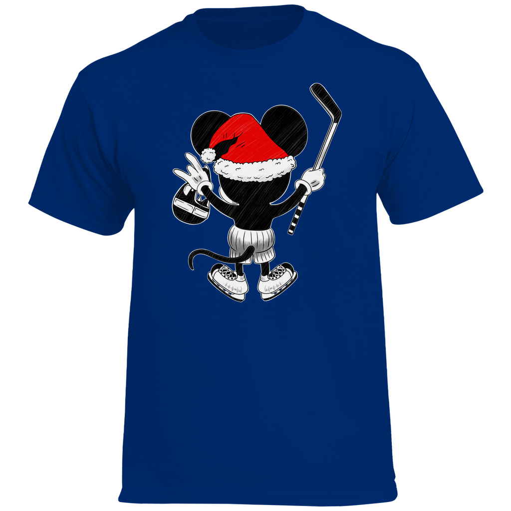 T-Shirt HOCKEY-SANTA-MOUSE