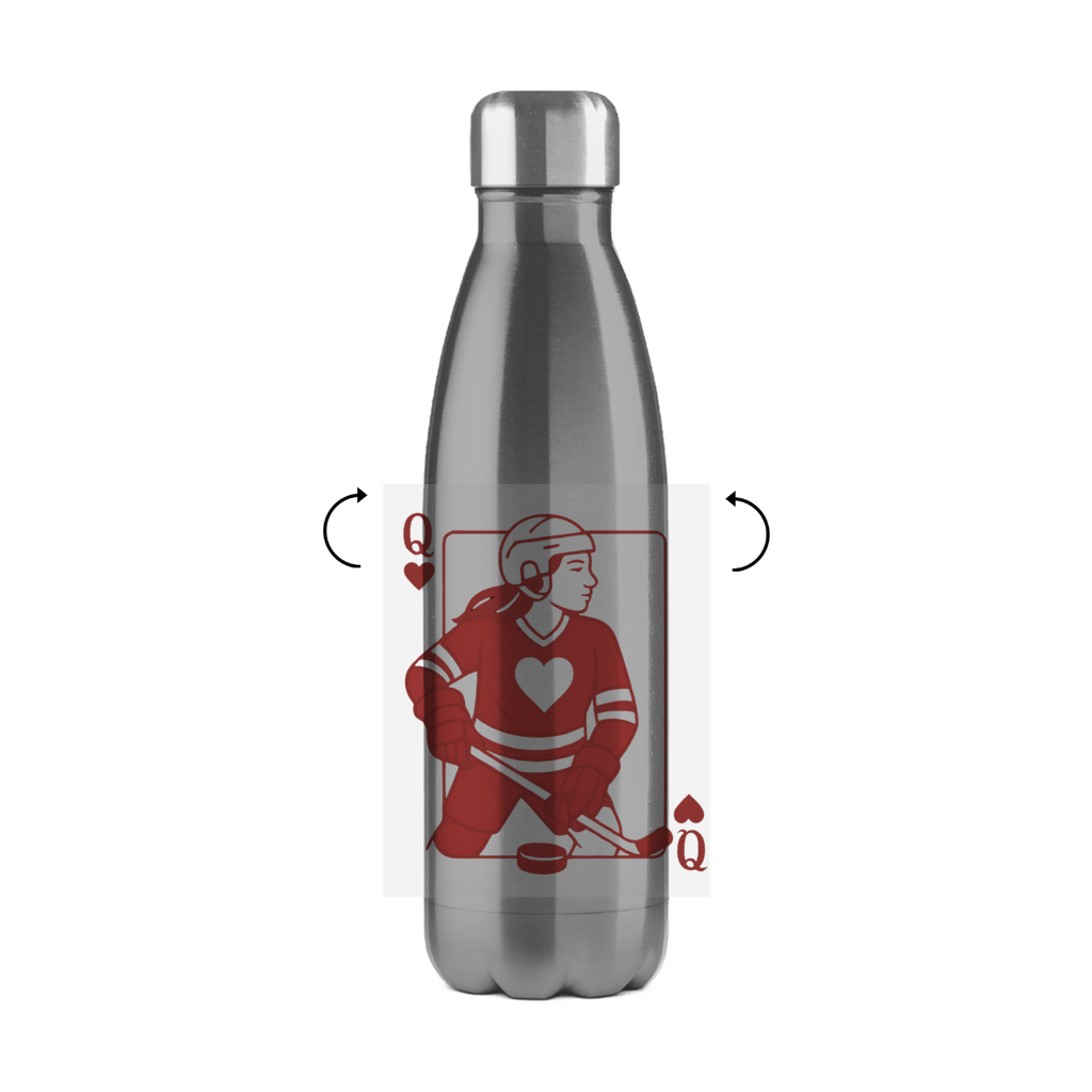 Edelstahl-Thermoflasche HOCKEY HERZKÖNIGIN