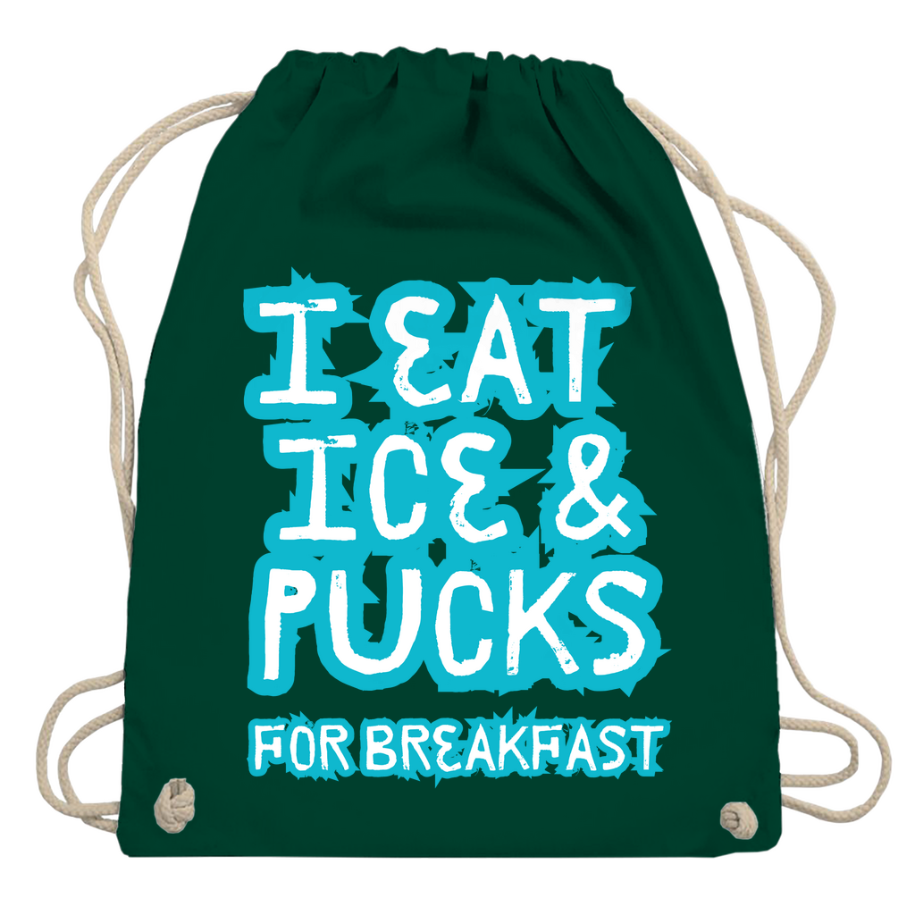 Turnbeutel ICE & PUCKS FOR BREAKFAST