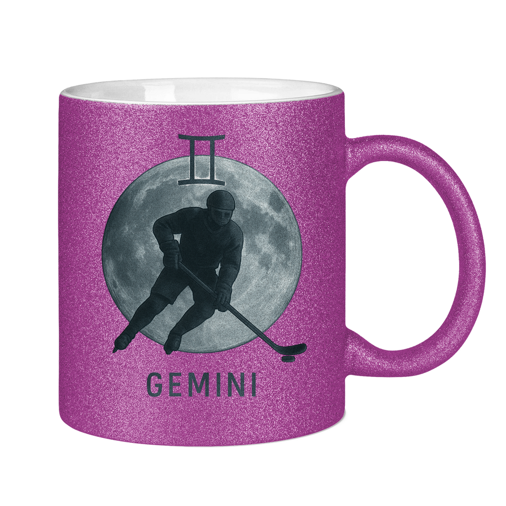 Glitzertasse STERNZEICHEN GEMINI / ZWILLING