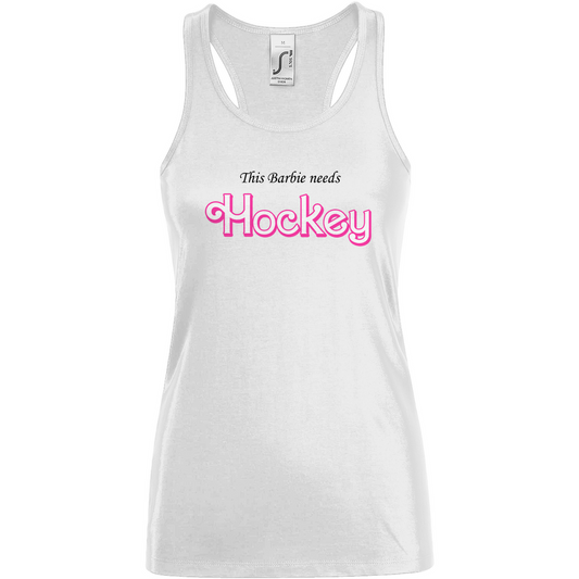 Ladies Tank Top BARBIE NEEDS HOCKEY
