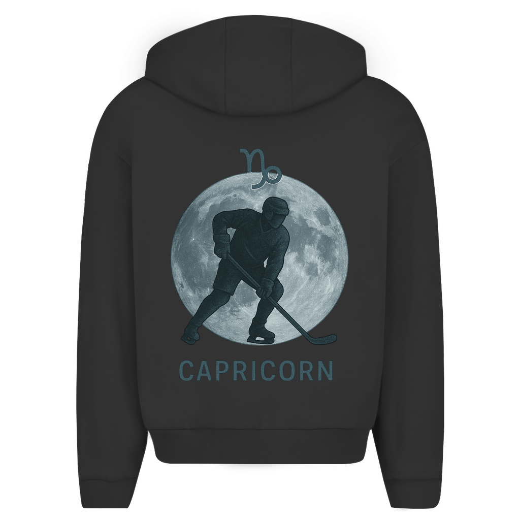 Oversize Zipper STERNZEICHEN CAPRICORN / STEINBOCK(front&back)