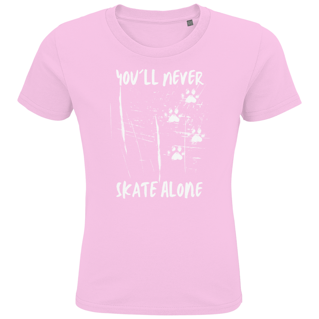Kids T-Shirt NEVER SKATE ALONE
