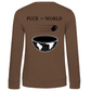 Ladies Sweatshirt PUCK THE WORLD (front&back)