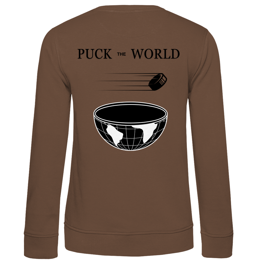 Ladies Sweatshirt PUCK THE WORLD (front&back)