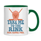 Tasse zweifarbig TAKE ME TO THE RINK GOALIE