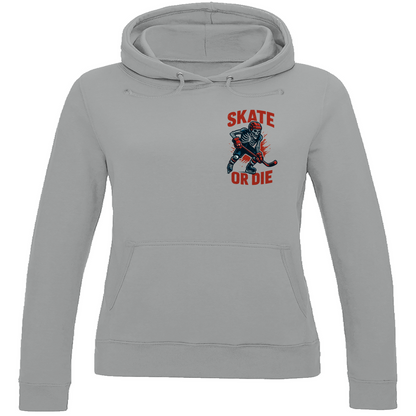 Ladies Hoodie HALLOWEEN SKATE OR DIE (front&back)