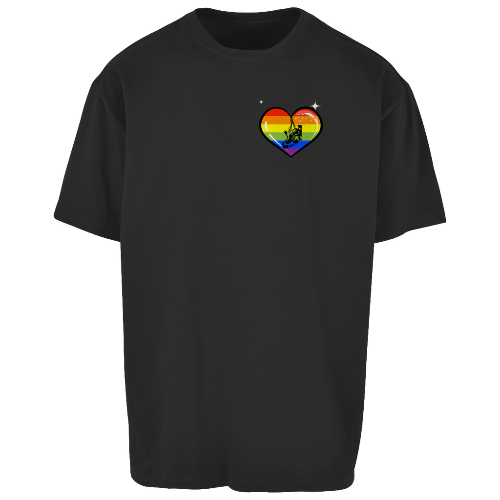 Oversize T-Shirt RAINBOW SKATE HEART