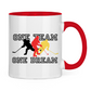 Tasse zweifarbig ONE TEAM-ONE DREAM GER