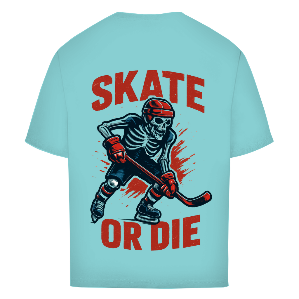Oversize T-Shirt HALLOWEEN SKATE OR DIE (front&back)