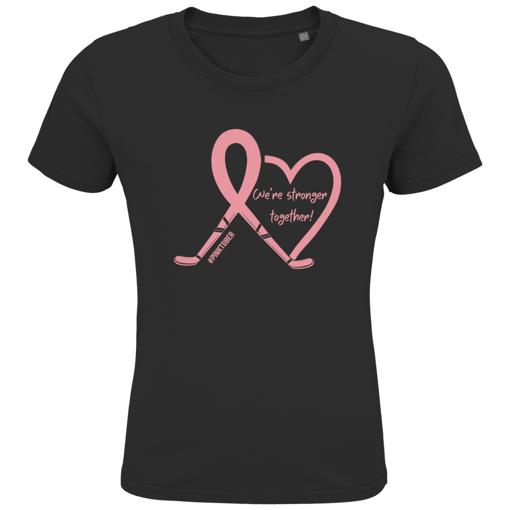 Kids T-Shirt PINKTOBER STRONGER TOGETHER
