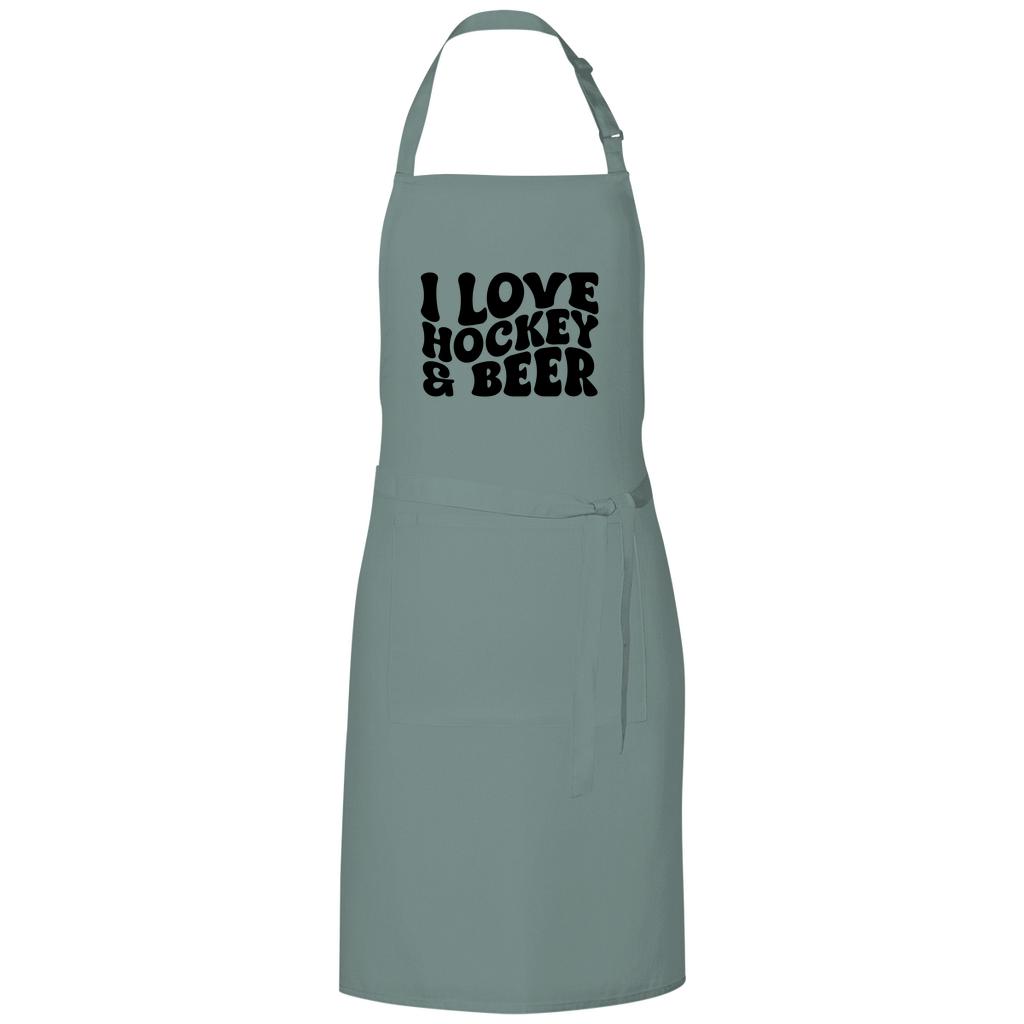 Grillschürze  I LOVE HOCKEY & BEER