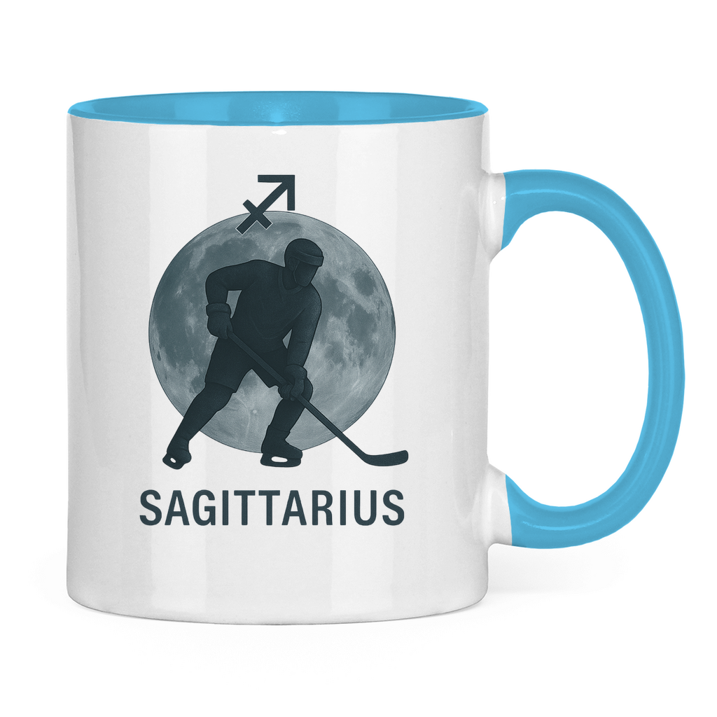 Tasse zweifarbig STERNZEICHEN SAGITTARIUS / SCHÜTZE