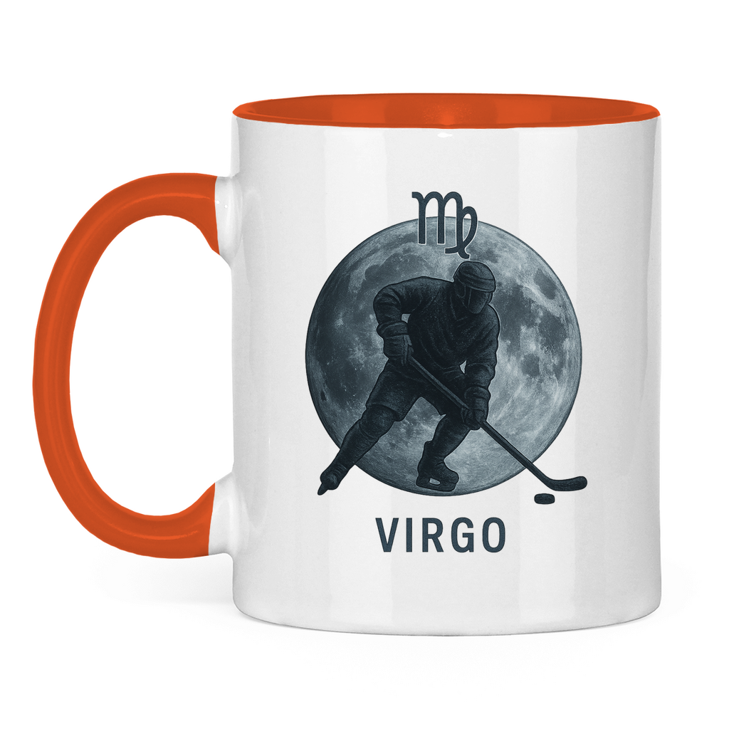 Tasse zweifarbig STERNZEICHEN VIRGO / JUNGFRAU