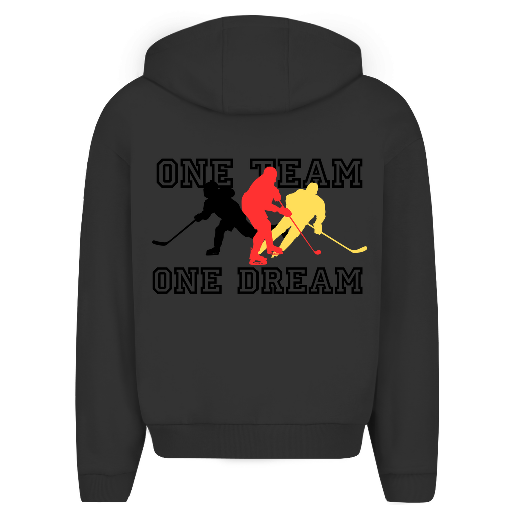 Oversize Zipper ONE TEAM-ONE DREAM GER (front&back)