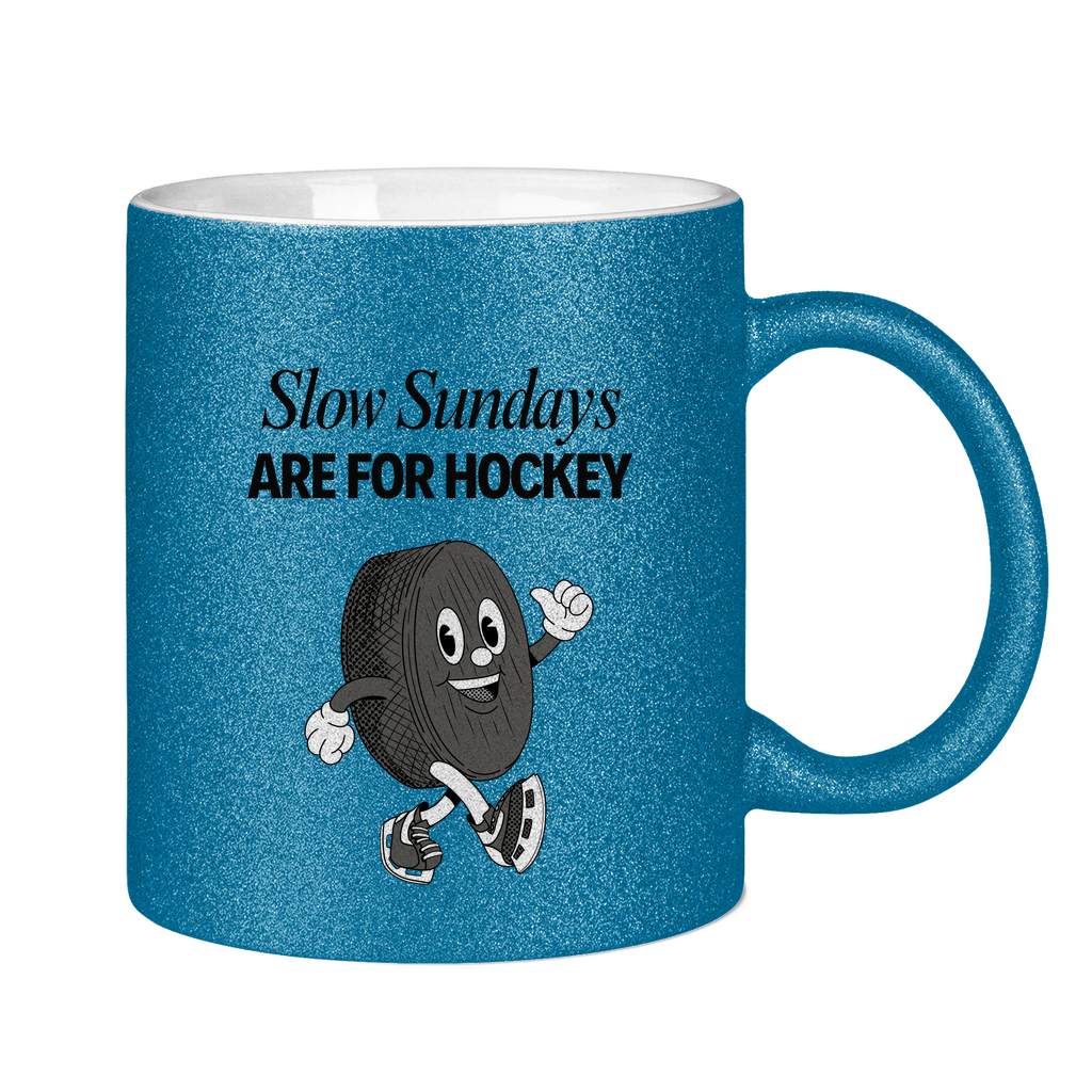 Glitzertasse SLOW SUNDAYS