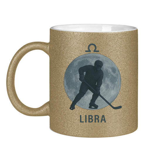 Glitzertasse STERNZEICHEN LIBRA / WAAGE