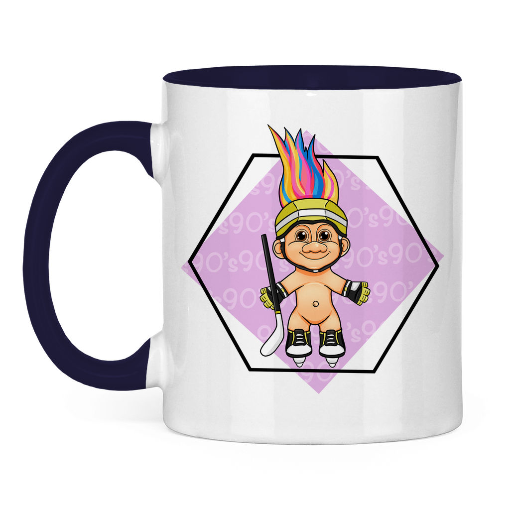 Tasse zweifarbig HOCKEYTROLL