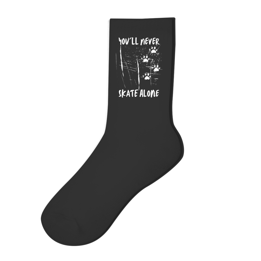 Socken NEVER SKATE ALONE