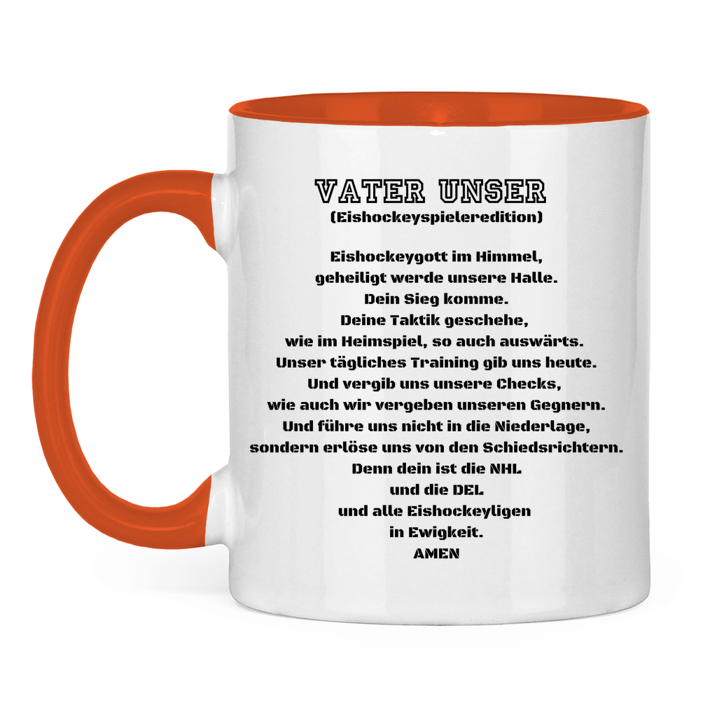 Tasse zweifarbig VATER UNSER SPIELER