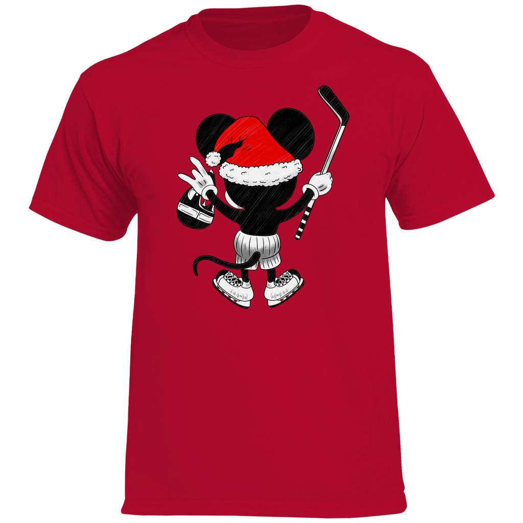 T-Shirt HOCKEY-SANTA-MOUSE