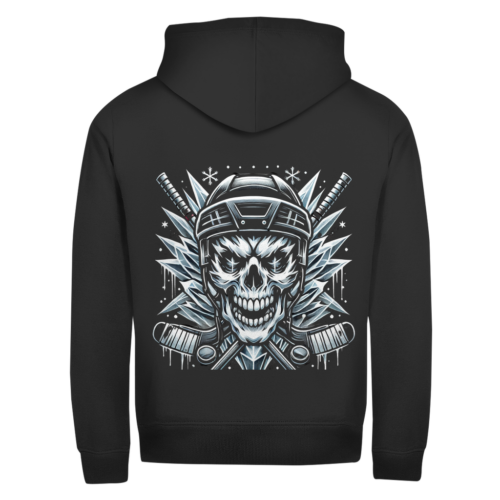 Unisex Zipper HOCKEY SKULL (back)