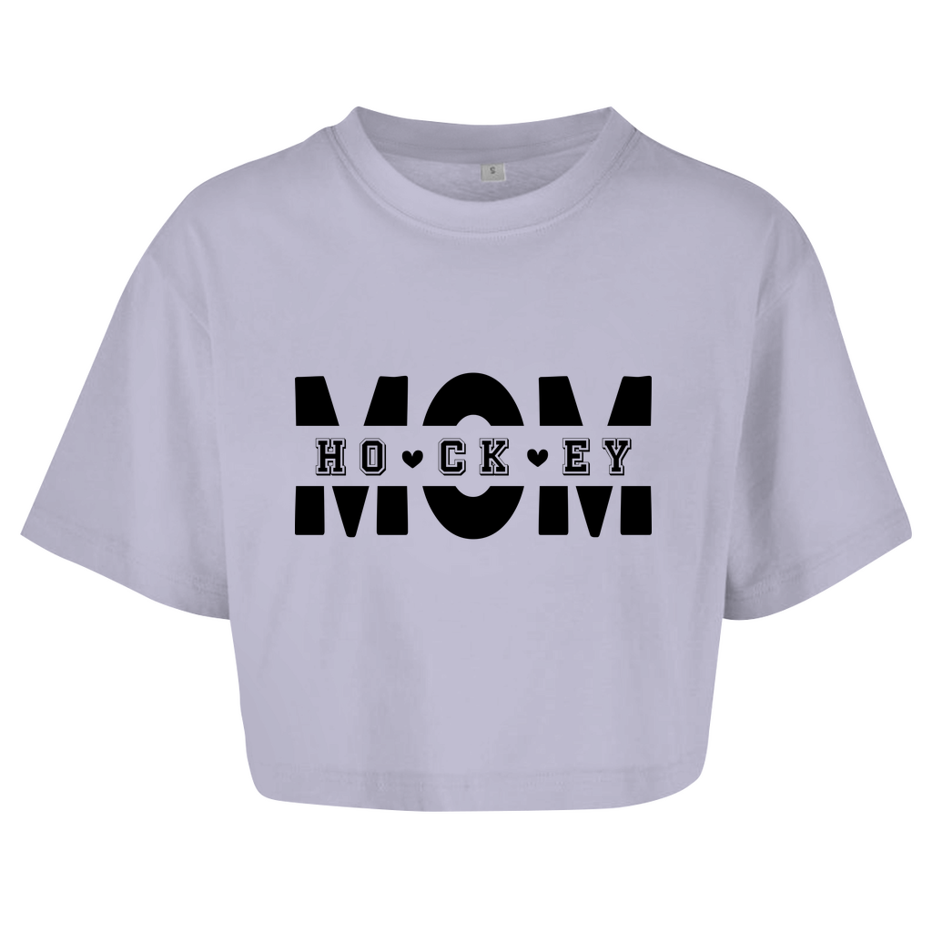 Ladies Crop Top HOCKEYMOM