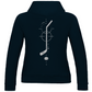Ladies Hoodie HOCKEYSTICK MODERN (back)