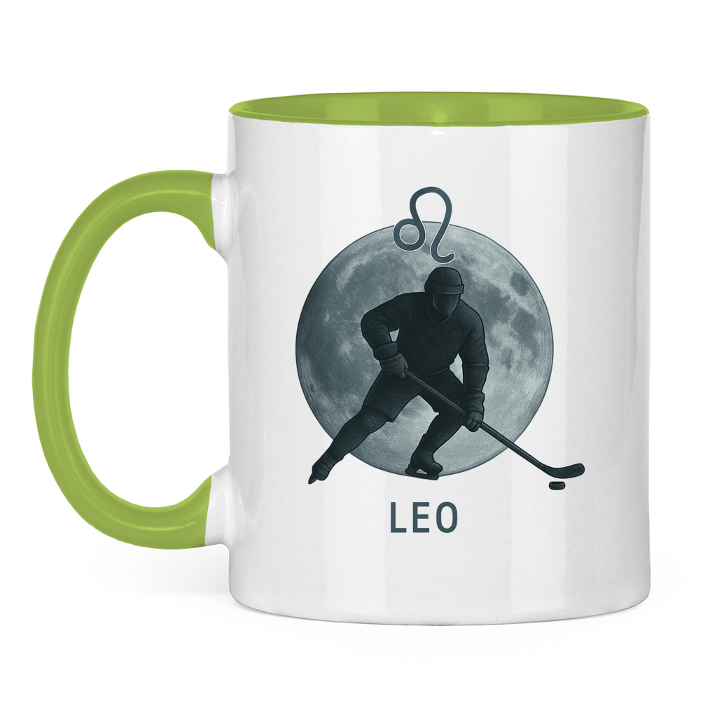 Tasse zweifarbig STERNZEICHEN LEO / LÖWE