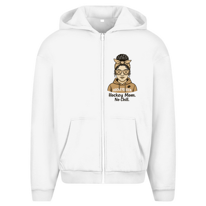 Oversize Zipper HOCKEY MOM - NO CHILL