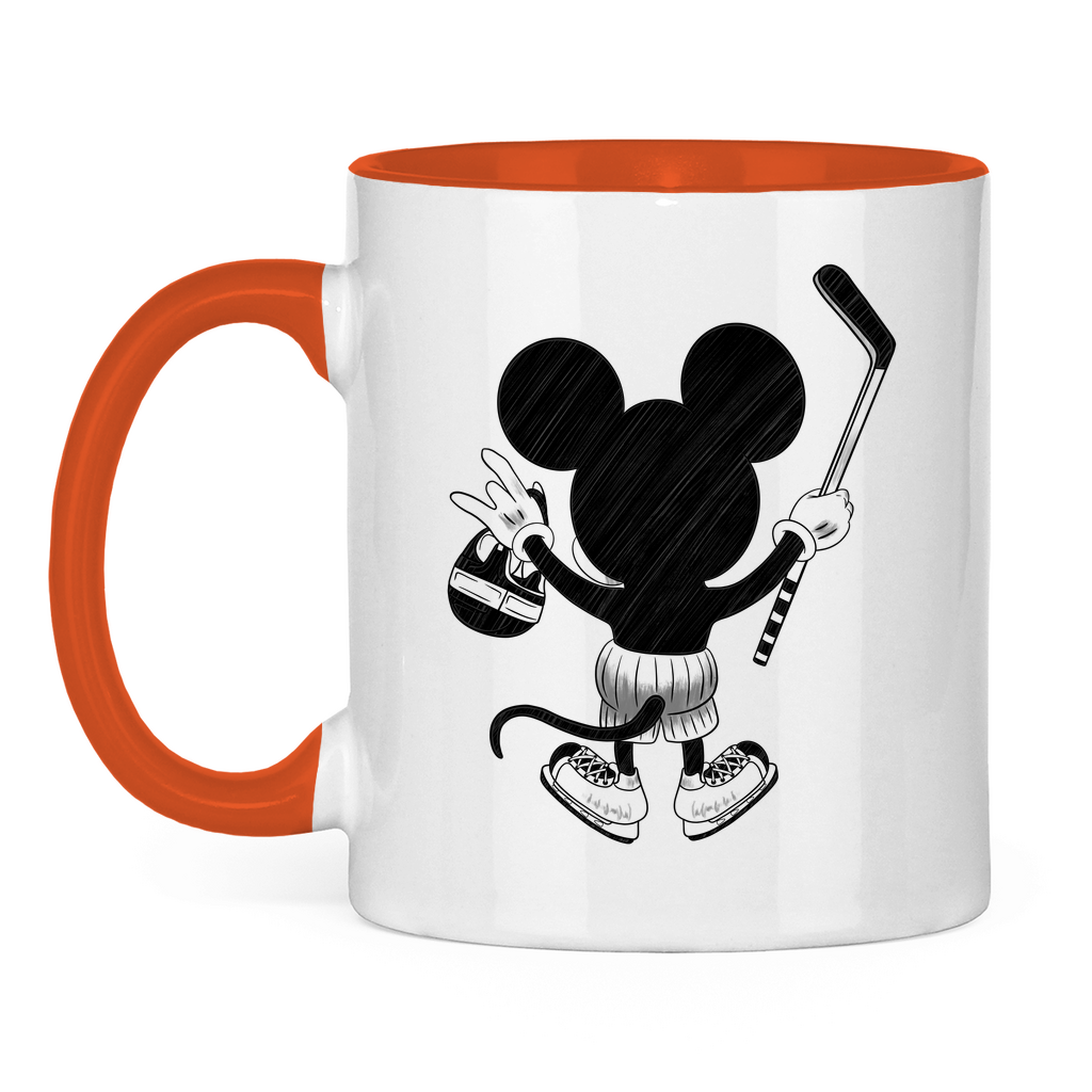 Tasse zweifarbig HOCKEYMOUSE