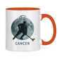Tasse zweifarbig STERNZEICHEN CANCER / KREBS