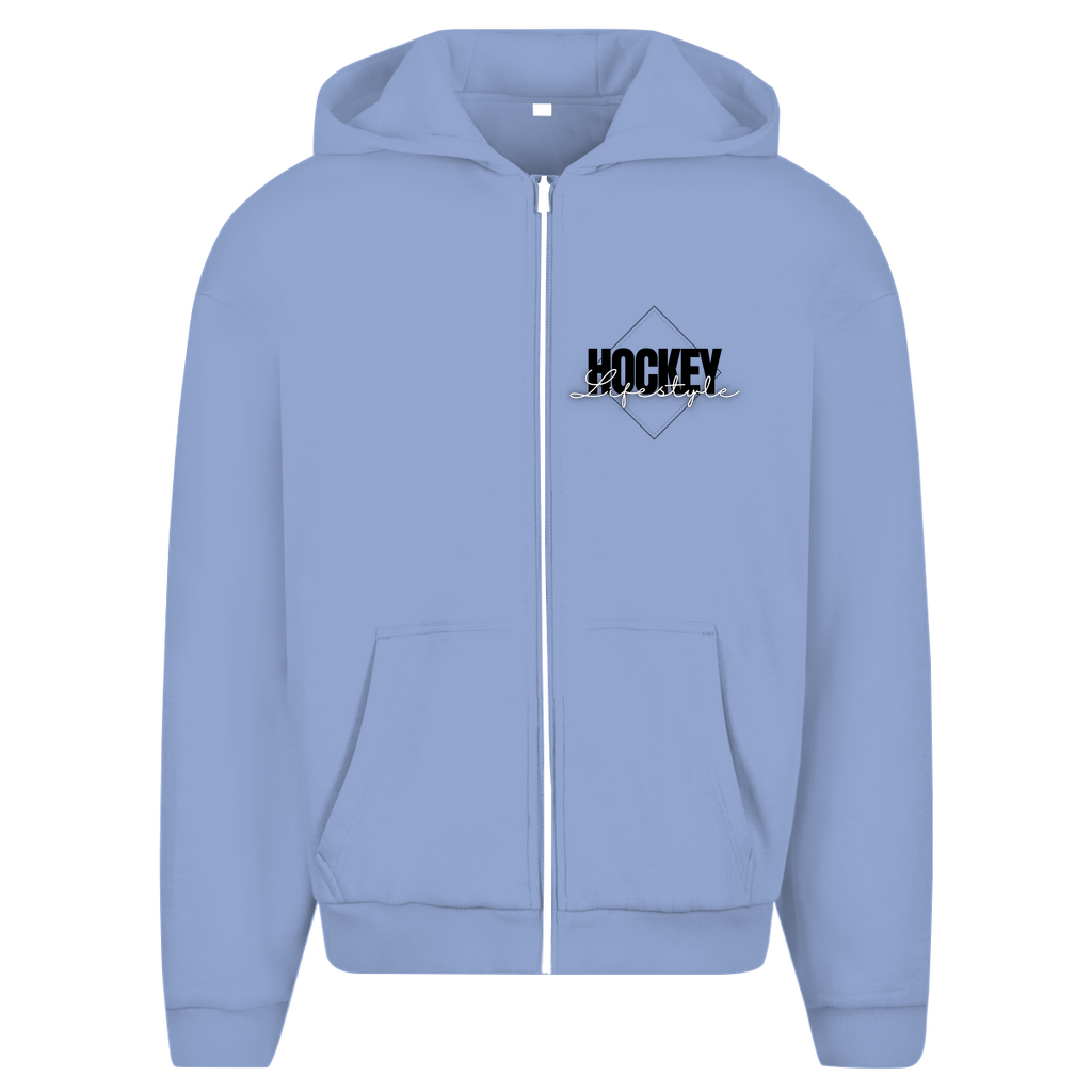Oversize Zipper HOCKEY LIFESTYLE (front&back)