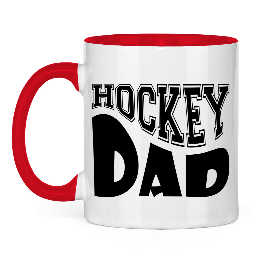 Tasse zweifarbig HOCKEYDAD WAVE