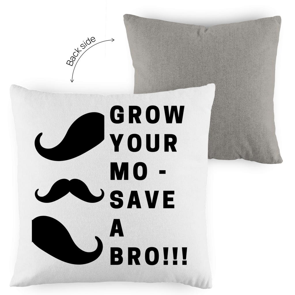 Kopfkissen zweifarbig GROW YOUR MO