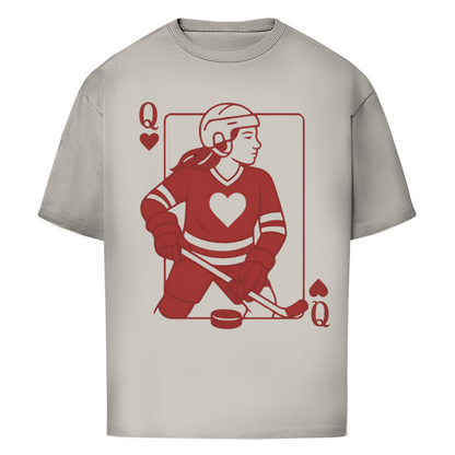 Oversize T-Shirt HOCKEY HERZKÖNIGIN