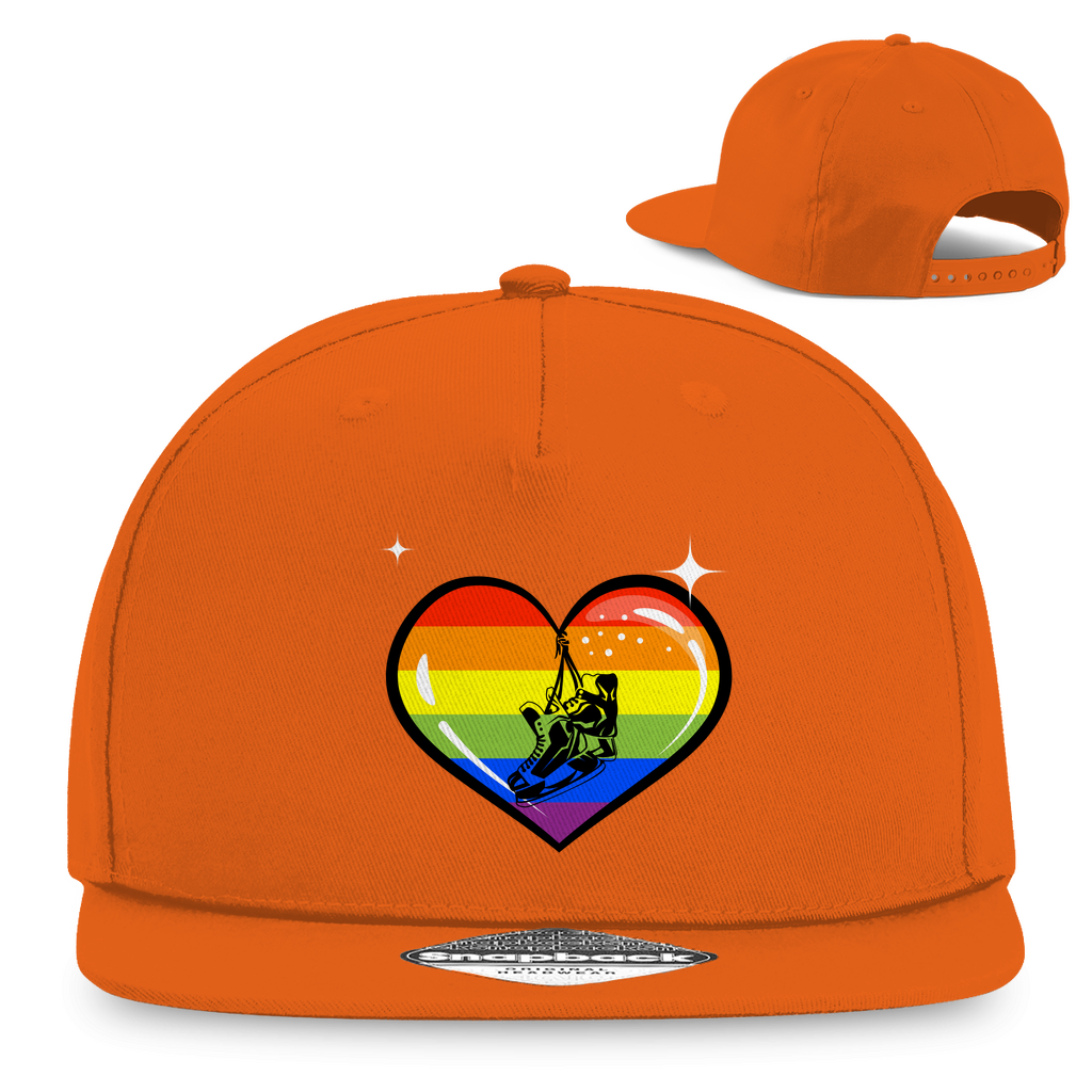 Snapback RAINBOW SKATE HEART