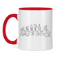 Tasse zweifarbig BORN TO HOCKEY EVULUTION