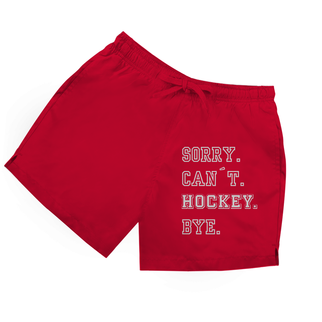 Badehose SORRY. CAN´T. HOCKEY. BYE.
