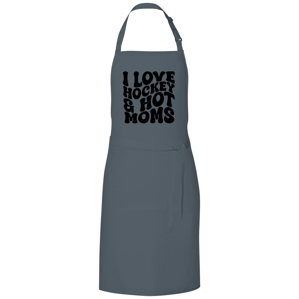 Grillschürze I LOVE HOCKEY & HOT MOMS