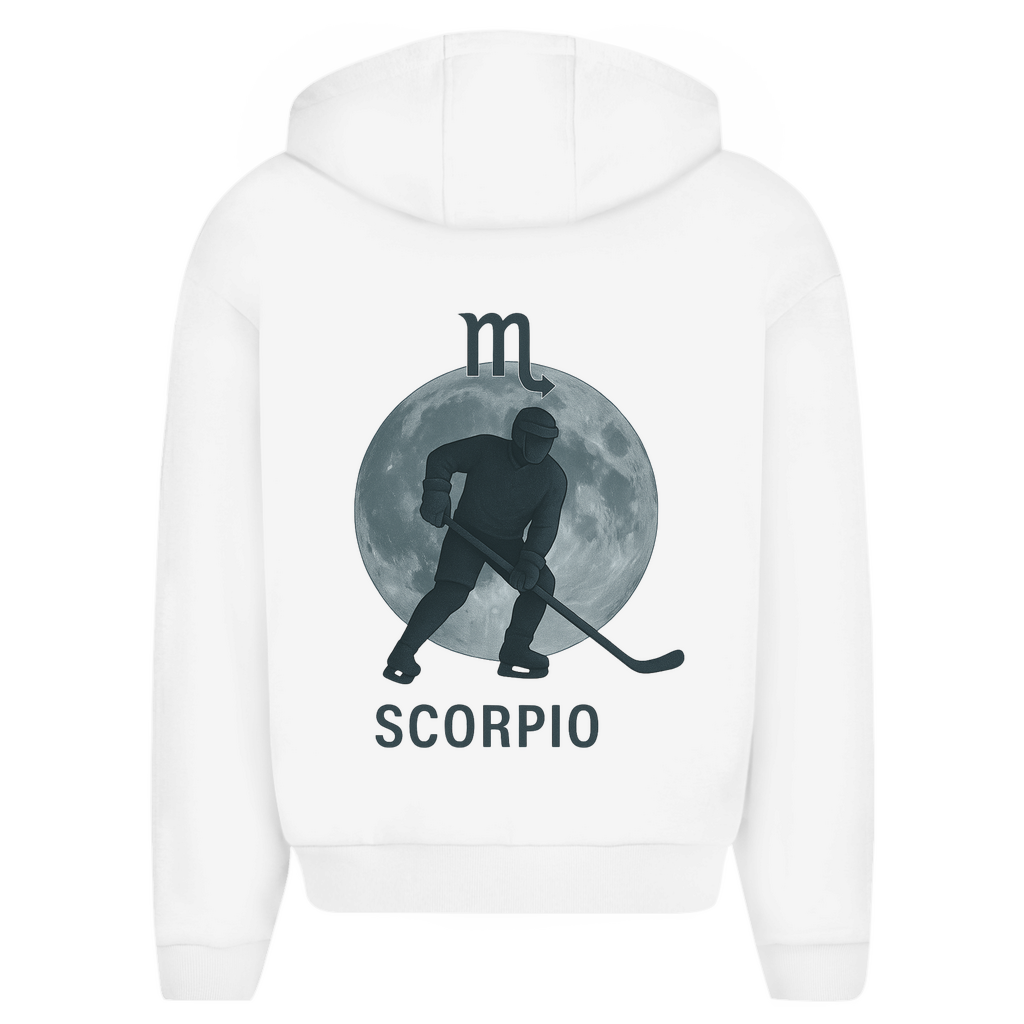 Oversize Zipper STERNZEICHEN SCORPIO / SKORPION (front&back)