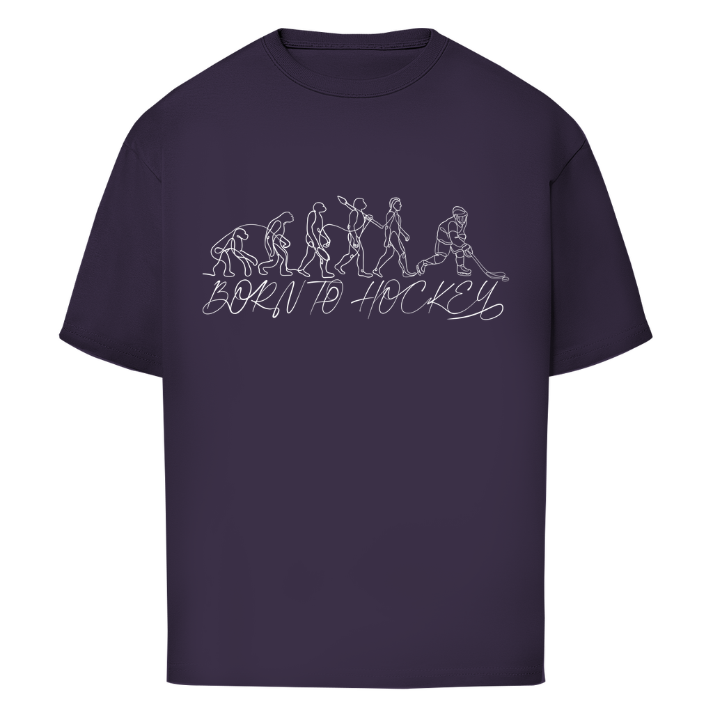 Oversize T-Shirt BORN TO HOCKEY EVULUTION