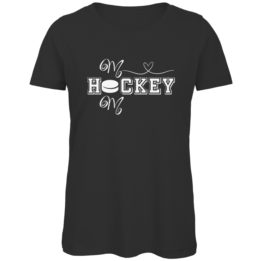 Ladies T-Shirt HOCKEY MOM HEART