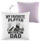Kopfkissen zweifarbig HOCKEYDAD FAVORITE PLAYER